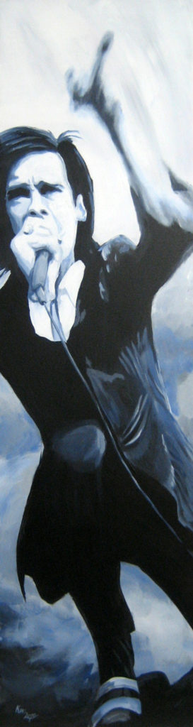 Nick Cave Portrait by Kevin McHugh Art