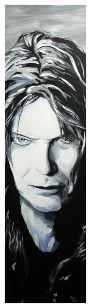 David Bowie Painting by Kevin McHugh Art