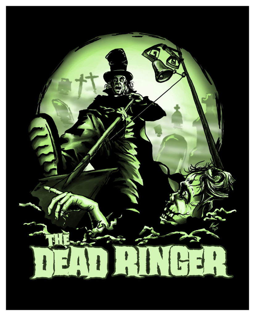 Dead Ringer Giclée Print - Zombie Art by Kevin McHugh Art