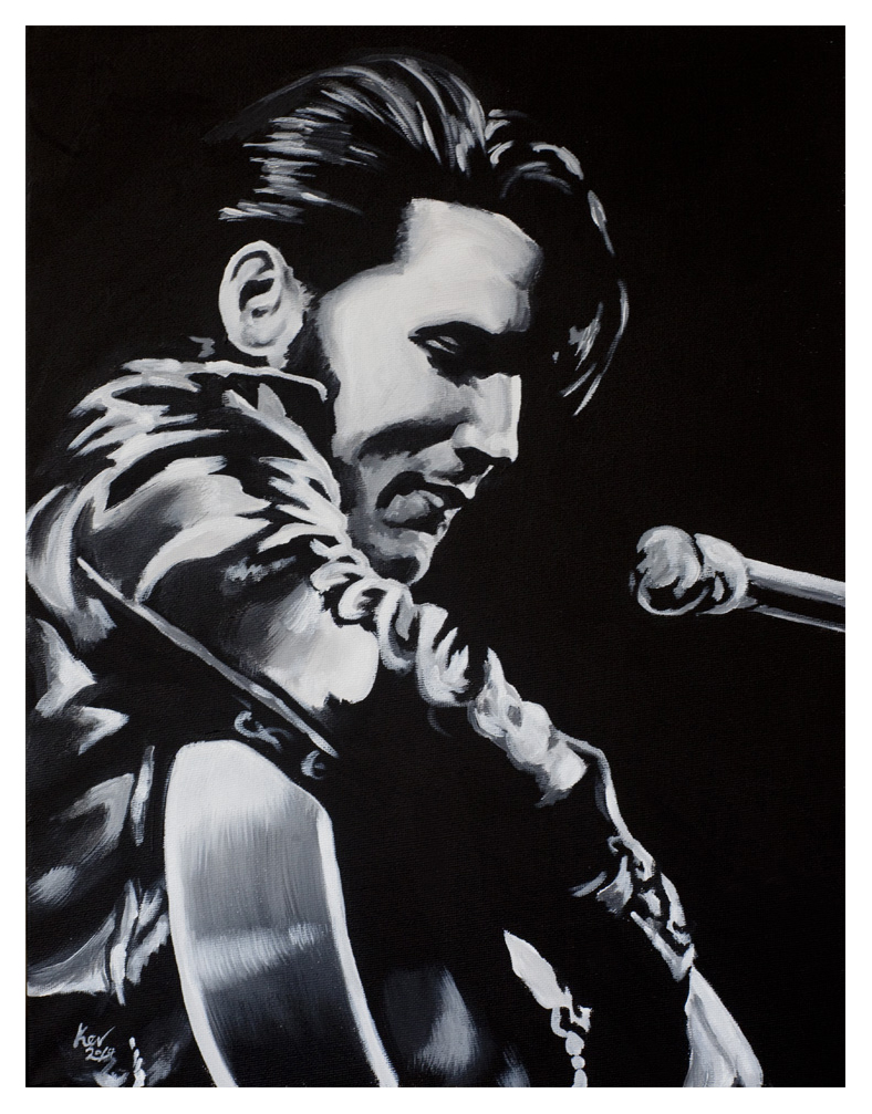 Elvis Presley Painting by Kevin McHugh Art