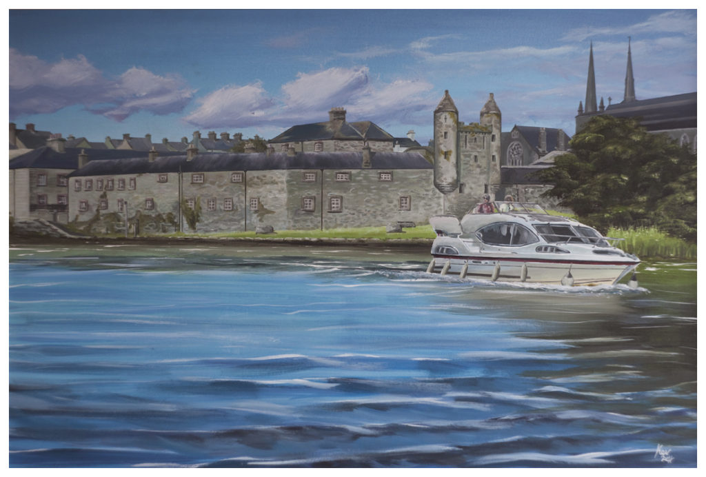 Enniskillen Painting by Irish Artist Kevin McHugh Art
