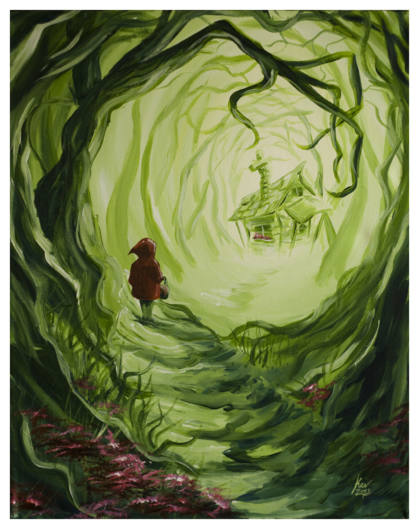 Heart of the Woods - Little Red Riding Hood by Kevin McHugh Art