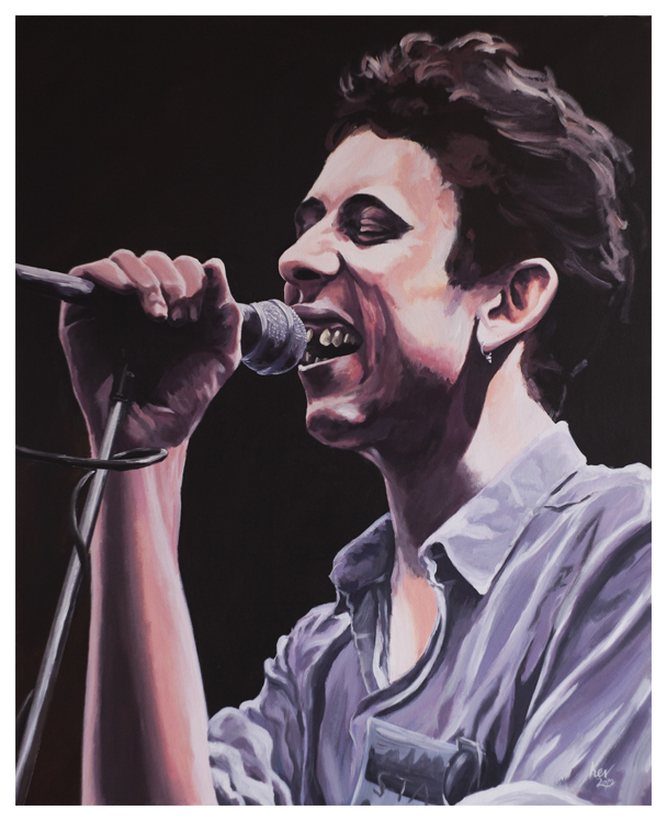 Shane MacGowen The Pogues Painting by Kevin McHugh Art