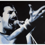Freddie Mercury Queen Painting by Kevin McHugh Art