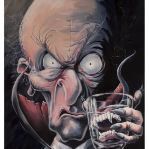Great Grandvampa - Dracula Vampire Portrait by Kevin McHugh Art
