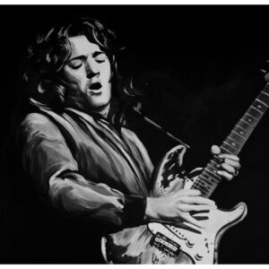 Rory Gallagher Painting by Kevin McHugh Art