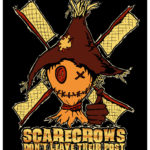 Scarecrows Don't Leave Their Post - Halloween Scarecrow Giclée Print by Kevin McHugh Art