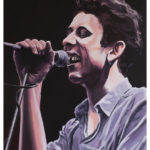 Shane MacGowen The Pogues Painting by Kevin McHugh Art