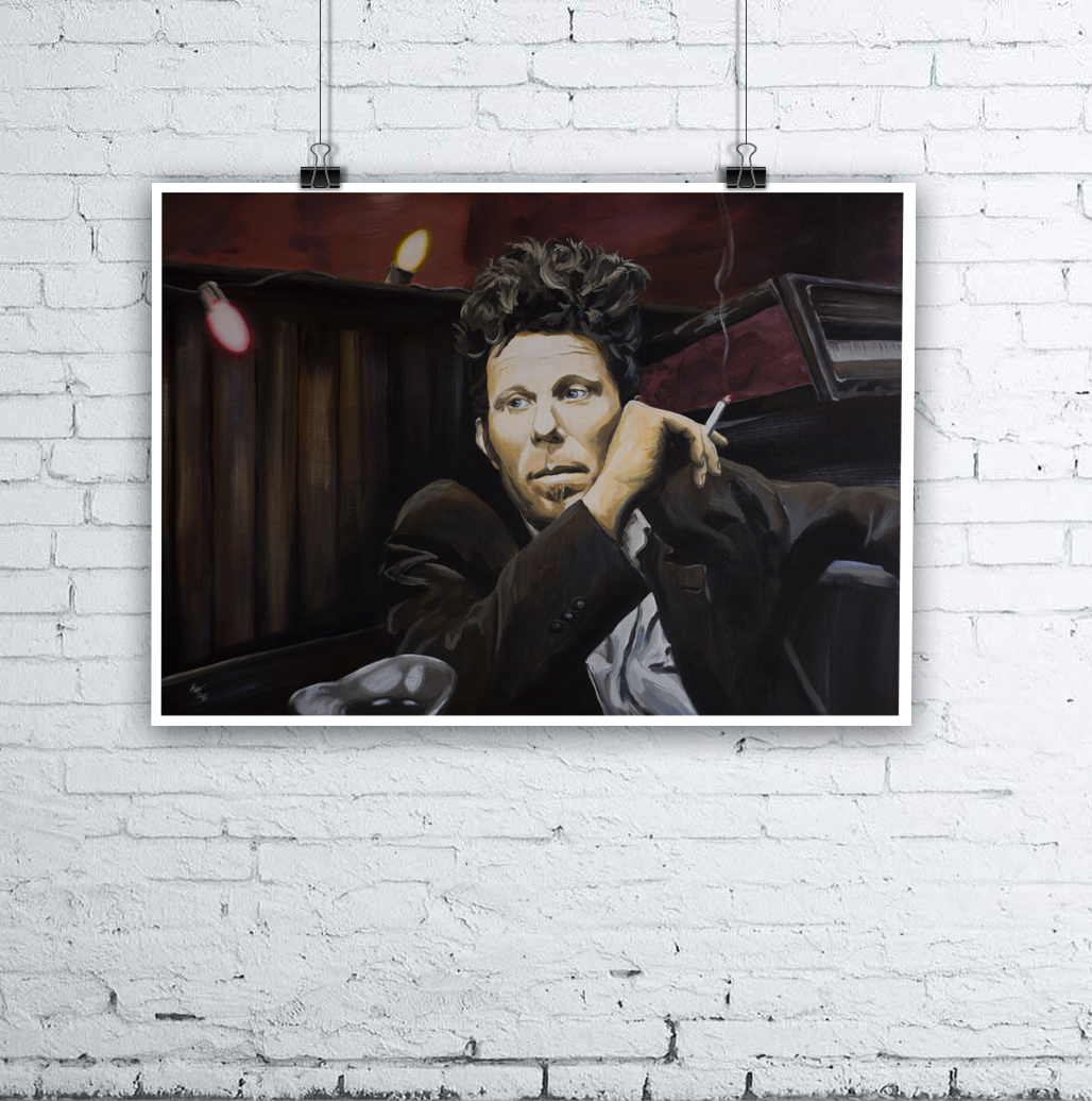 Tom Waits Painting by Kevin McHugh Art