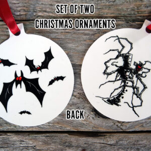 Horror Christmas Ornaments from Kevin McHugh Art