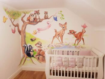 Bambi Mural by Kevin McHugh Art