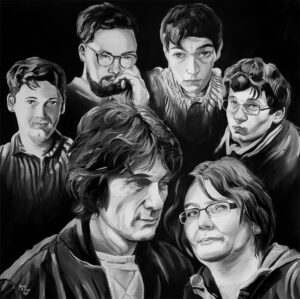 Family Portrait Commission by Kevin McHugh Art