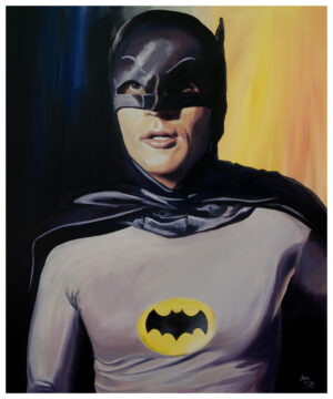 Adam West Painting by Kevin McHugh Art