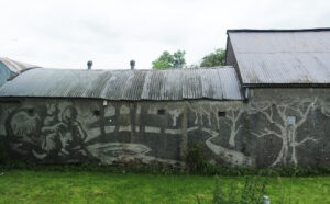 Phoenix Song Mural 2 - Powerhose Mural / Reverse Graffiti 2017