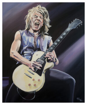 Randy Rhoads Painting by Kevin McHugh Art