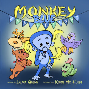Monkey Blue - children's book illustrated by Kevin McHugh