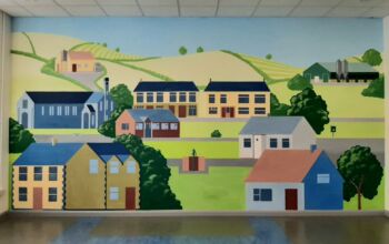 Tydavnet Group Water Scheme Mural by Kevin McHugh