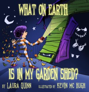 What On Earth Is In My Garden Shed - children's book illustrated by Kevin McHugh