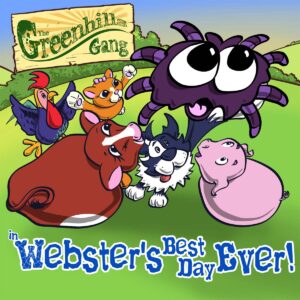 Front Cover of Webster's Big Day Out - children's book illustrated by Kevin McHugh