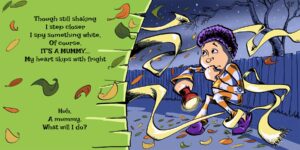 Inner page spread of children's book illustrated by Kevin McHugh