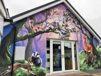 Mural in Newtownbutler, Co. Fermanagh by Kevin McHugh