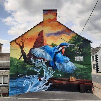 Mural in Bawnboy Co. Cavan by Kevin McHugh
